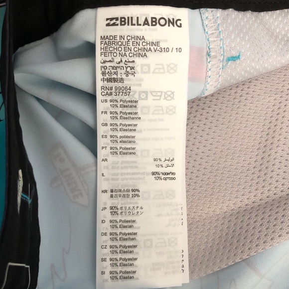 Billabong Dr Seuss OneFish TwoFish Boardshort Aqua - Picture 15 of 16